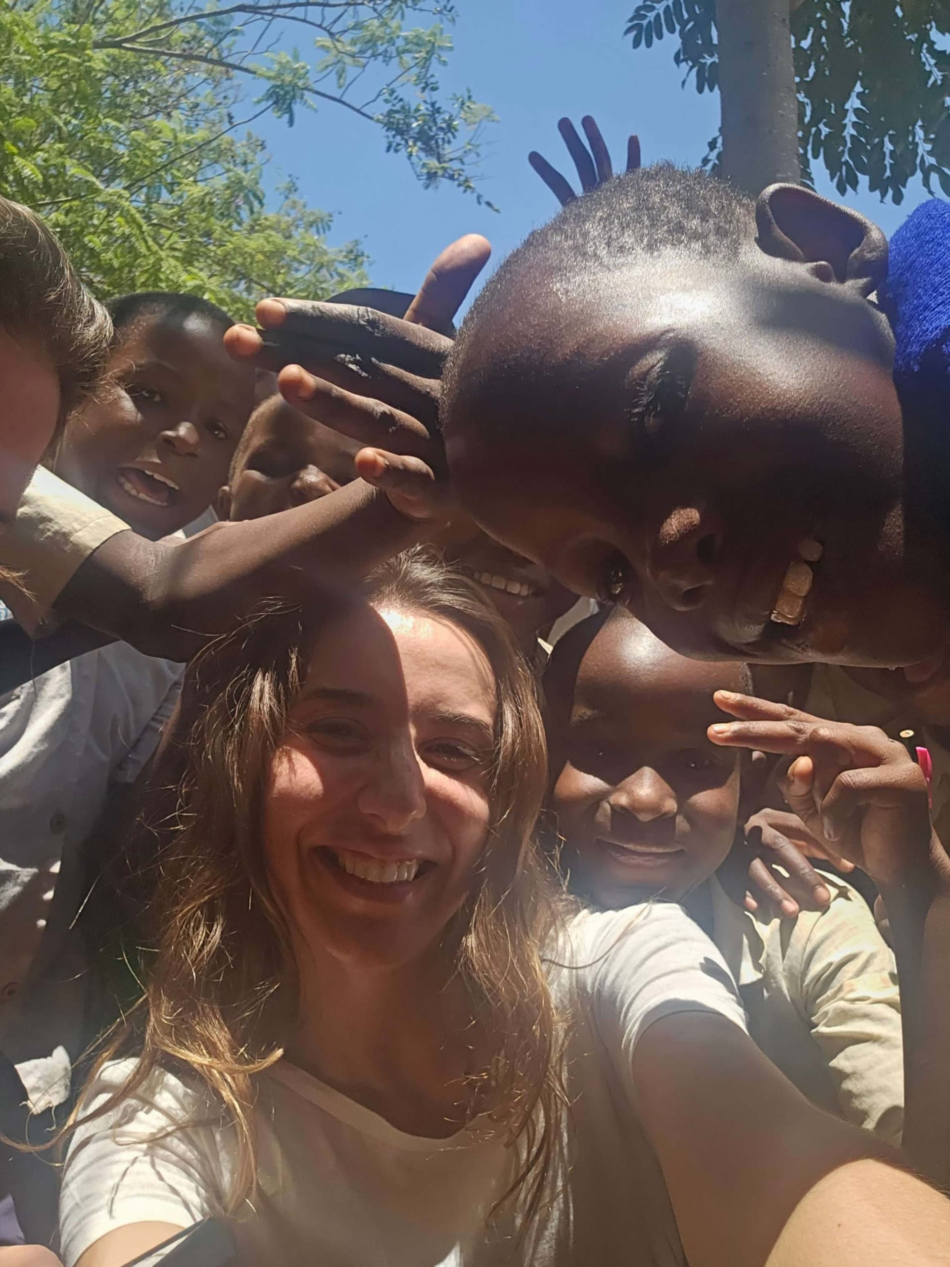 Kids at the school in Nyambori